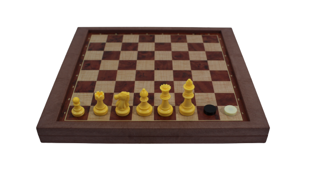 Tabuleiro estojo para dama e xadrez botticelli – Loja DF Sinuca